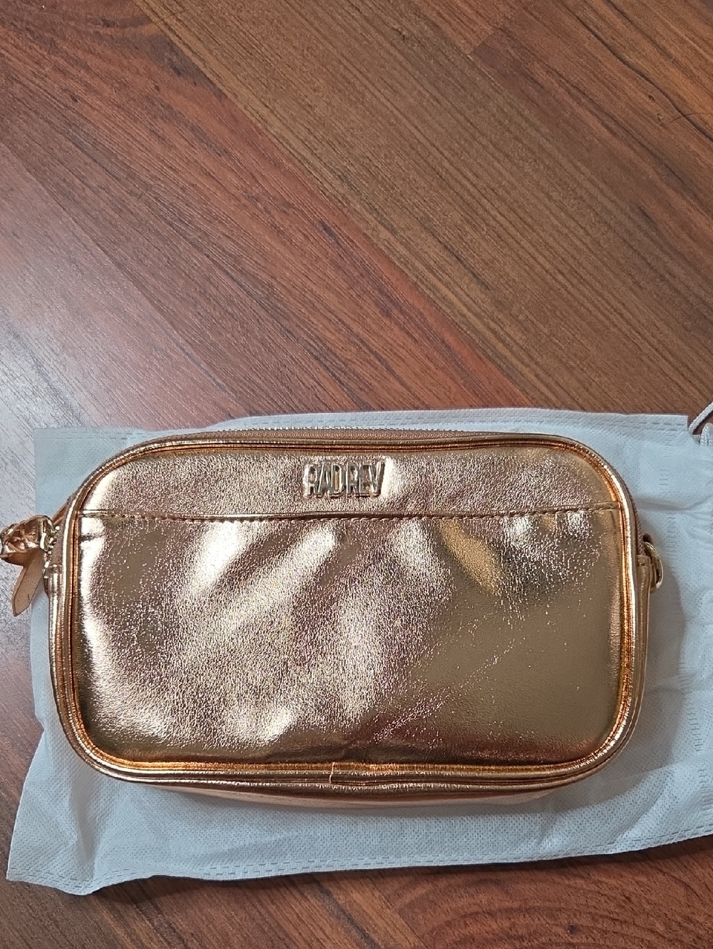 Rad Rev Metallic Copper Crossbody Purse